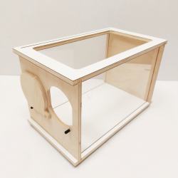 Sabbiera per Cincillà artigianale di pregio Rosicchiando